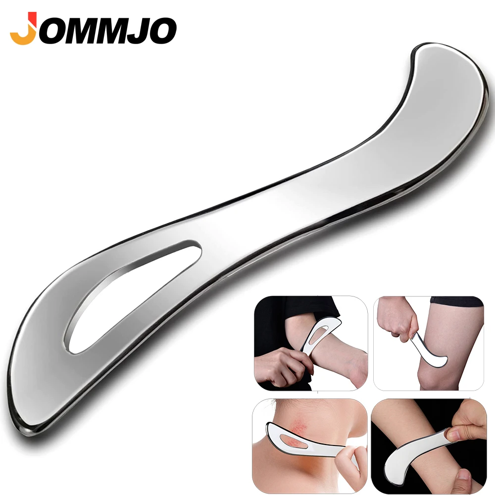 

1Pc Guasha Massage Tool,Grade Stainless Steel Scraping Tool for Soft Tissue Scraping,Upgrade Massage Tool,Physical Therapy Stuff