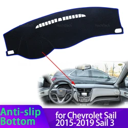 For Chevrolet Sail 2015 2016 2017 2018 2019 Sail 3 High Quality Dashboard Mat Dashmat Cover Pad Sunshade Carpet Accessories