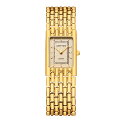 Small Gold Watches for Women - Dainty Analog Quartz Watch for Women - Ladies Watches Square Bracelet Watches for Casual Dress
