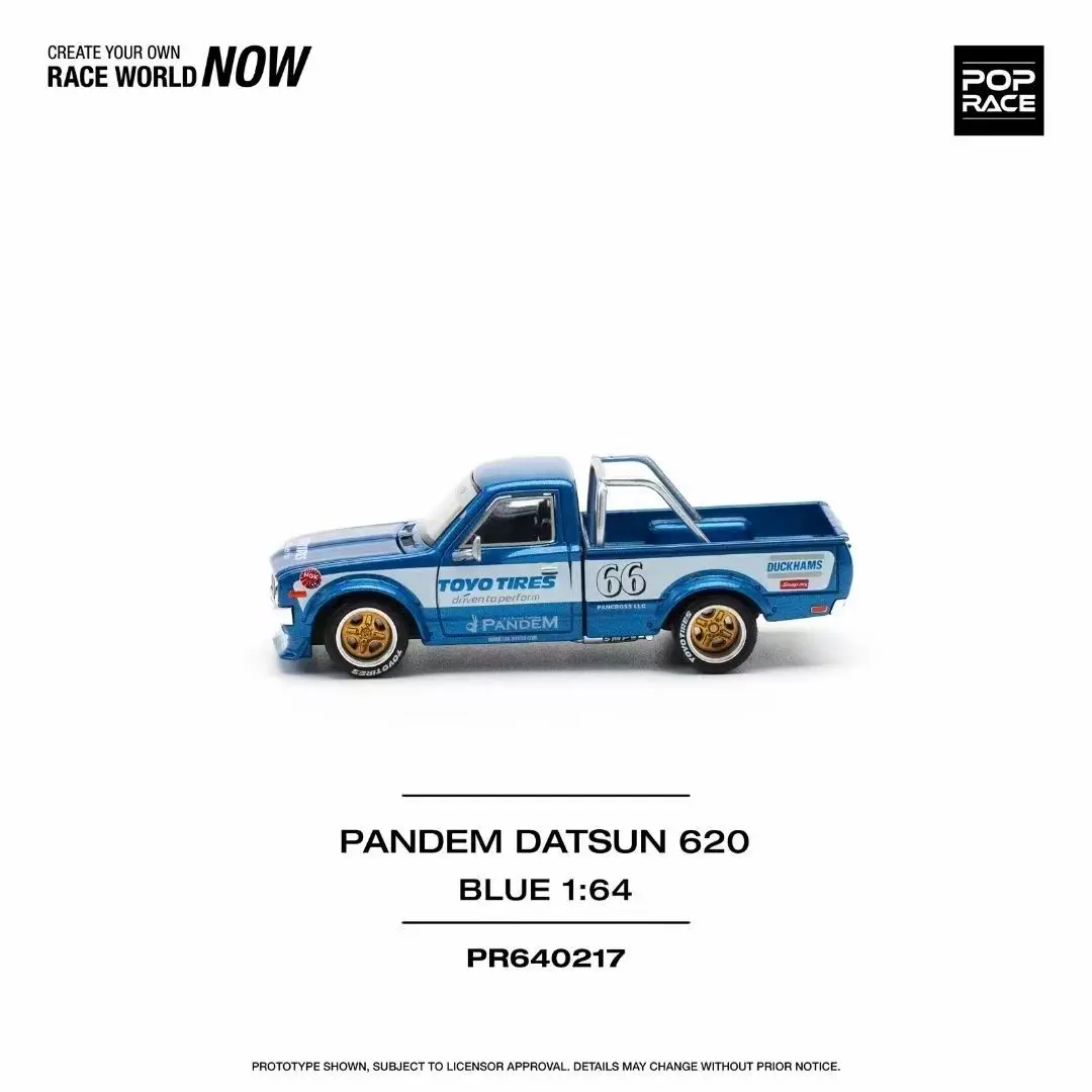 POP Race 1:64 Datsan 620 PANDEM DATSUN Nissan SKYLINE C210 KAIDO RACER مجموعة كوكا كولا من قوالب السيارات المصنوعة من سبيكة ثابتة