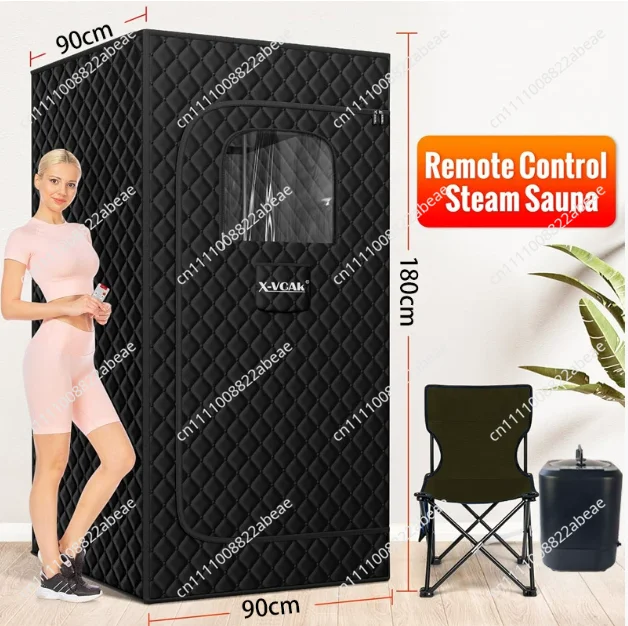 Quadrilateral sweat room, fully foldable for home use, body sweating box, sauna steam box, polygonal  3L Sauna Machine