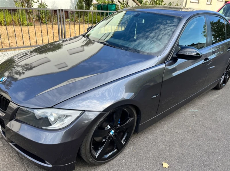 Carbon Fiber Pattern Black Side Mirror cover Caps Replacement for BMW E90 E91 2005-2011 E92 E93 2006-2013 E81 E82 E88 E87 E88