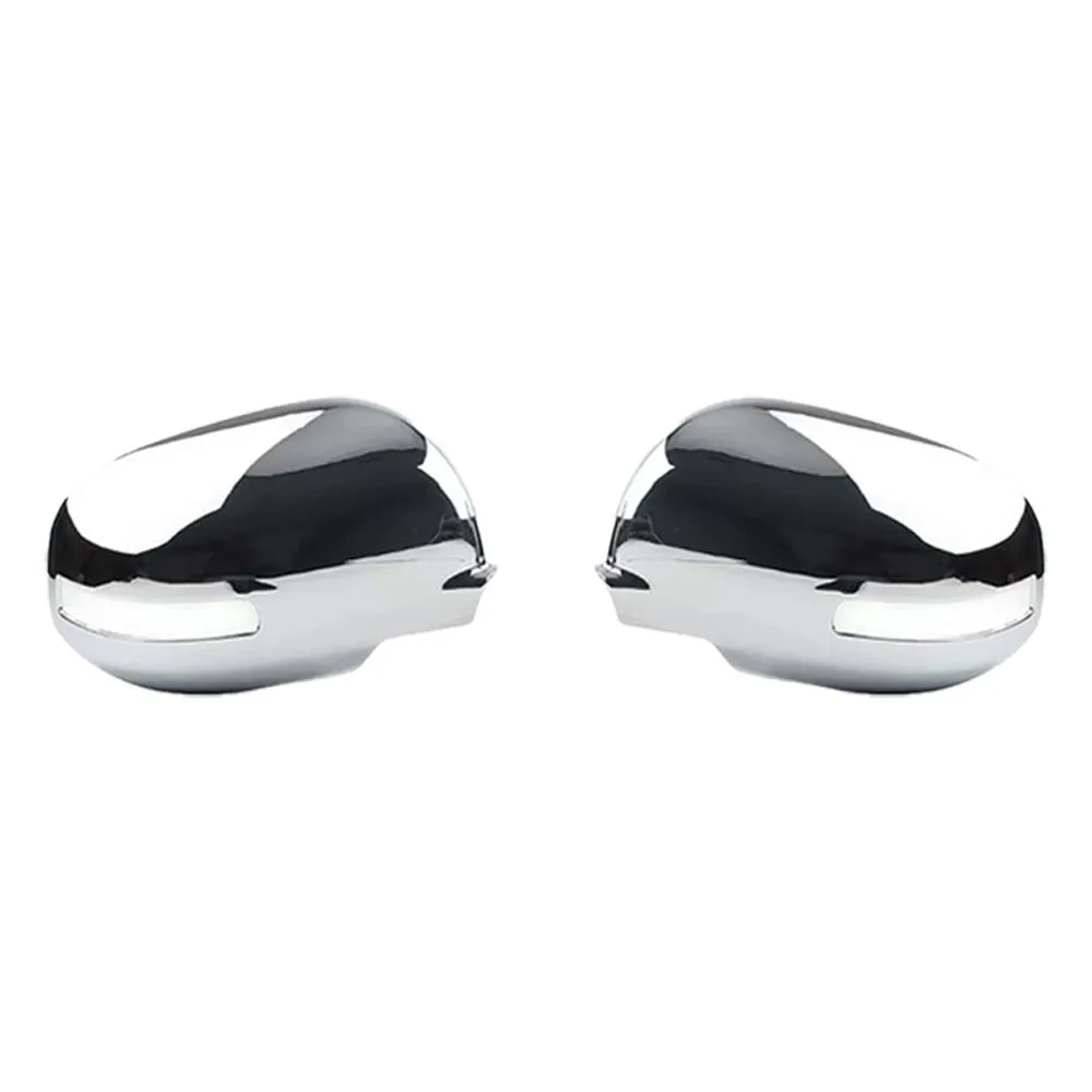 اكسسوارات السيارات غطاء مرآة الباب لميتسوبيشي أوتلاندر 2013-2020 كروم الفضة ألياف الكربون سيارة أعواد تزيين