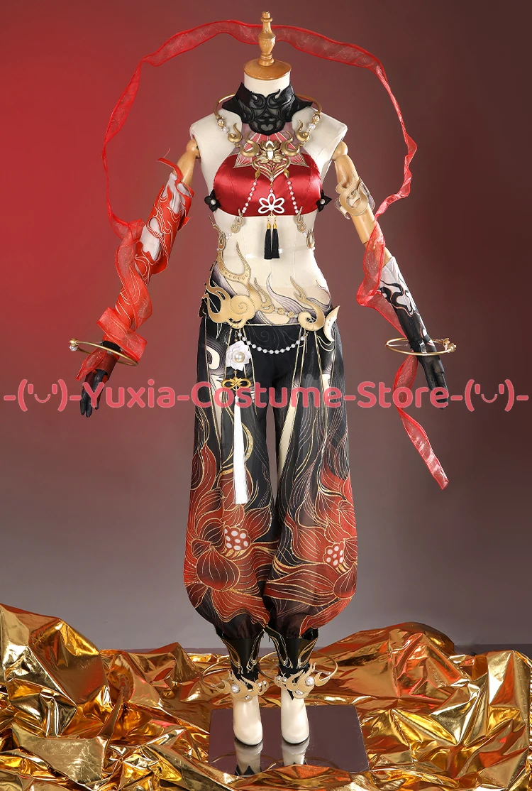 Naraka: Bladepoint Ji Yingying Third Lotus Prince Nezha Cosplay Costume Character Outfit Roleplay Carnival Party Uniform