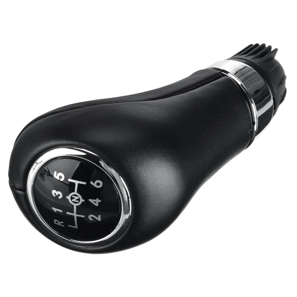 Gear Shift Knob with 6-Speed Design in for pu Leather for Select For MERCEDES-Benz Vehicles W204 W212 X204 W203 W209 W207 A207