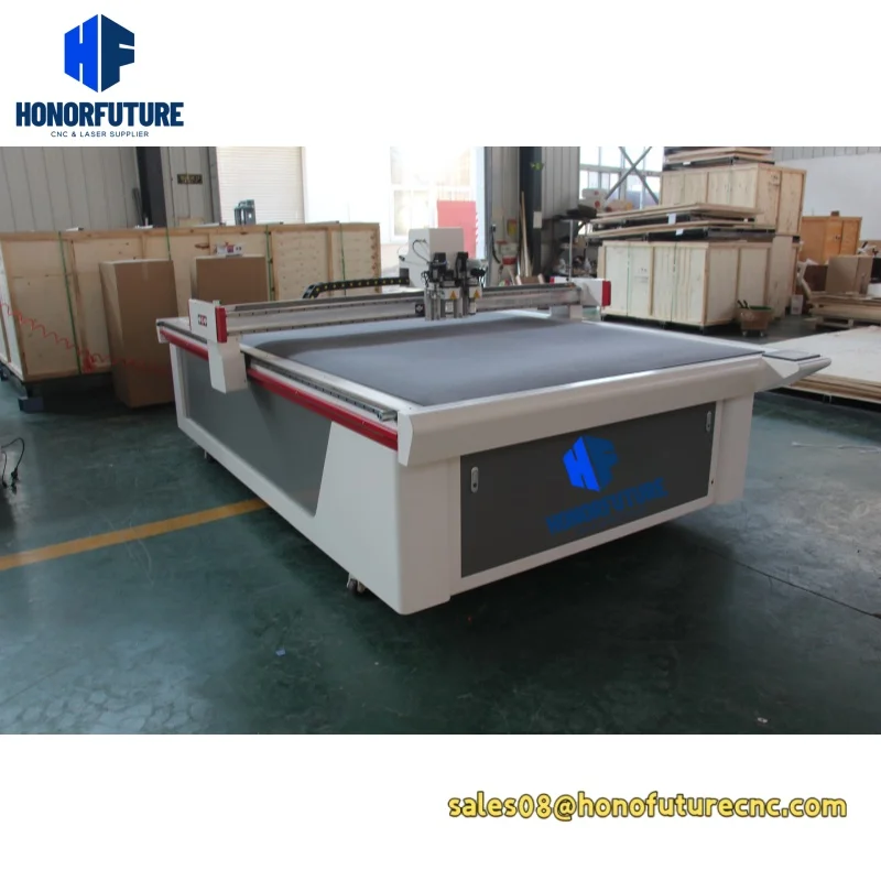 

1625 Oscillating Knife Cutting Machine Vibrating Knife Cutting Machine for Carton Box with Pressure Wheel for Leather Cloth
