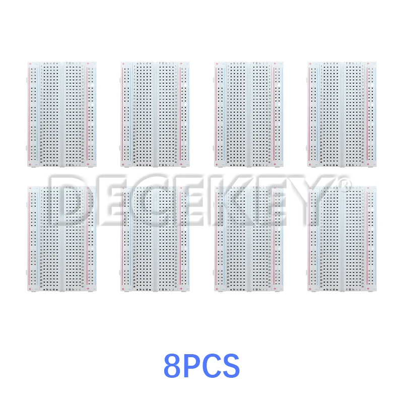 1–10 Stück 400 Verbindungspunkte, lötfreies PCB-Steckbrett, Mini-Universal-Test-Protbrett, DIY-Brotbrett für Bus-Testplatine – Detail 8