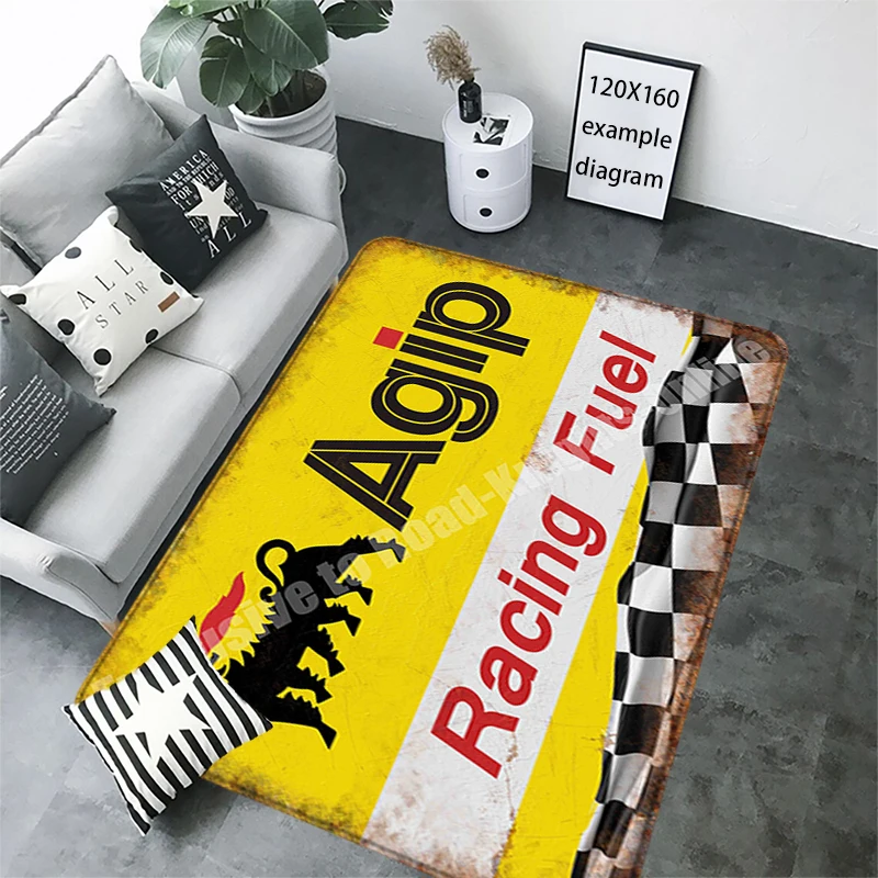 الحصير السرير الكلمة حصيرة عدم الانزلاق القدم البساط Agips Eni سباق السيارات النفط المدخل السجاد المطبخ امتصاص الماء السجاد رقيق ديكور المنزل