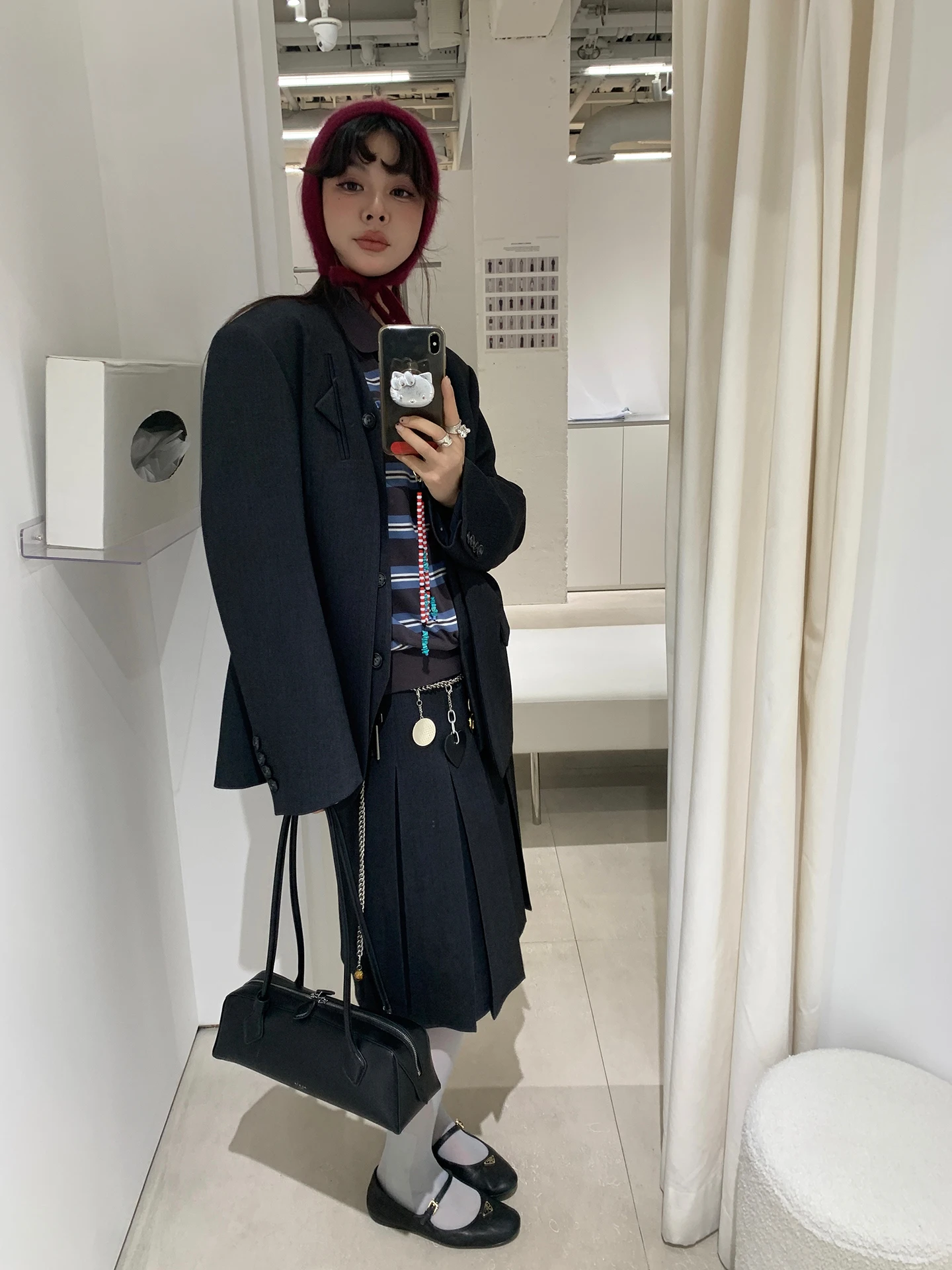 

Sli V-Ne Tailored Jaet Faionable Outerwear Women's Commute Sle Full No Split Long Sve Polyester Blend