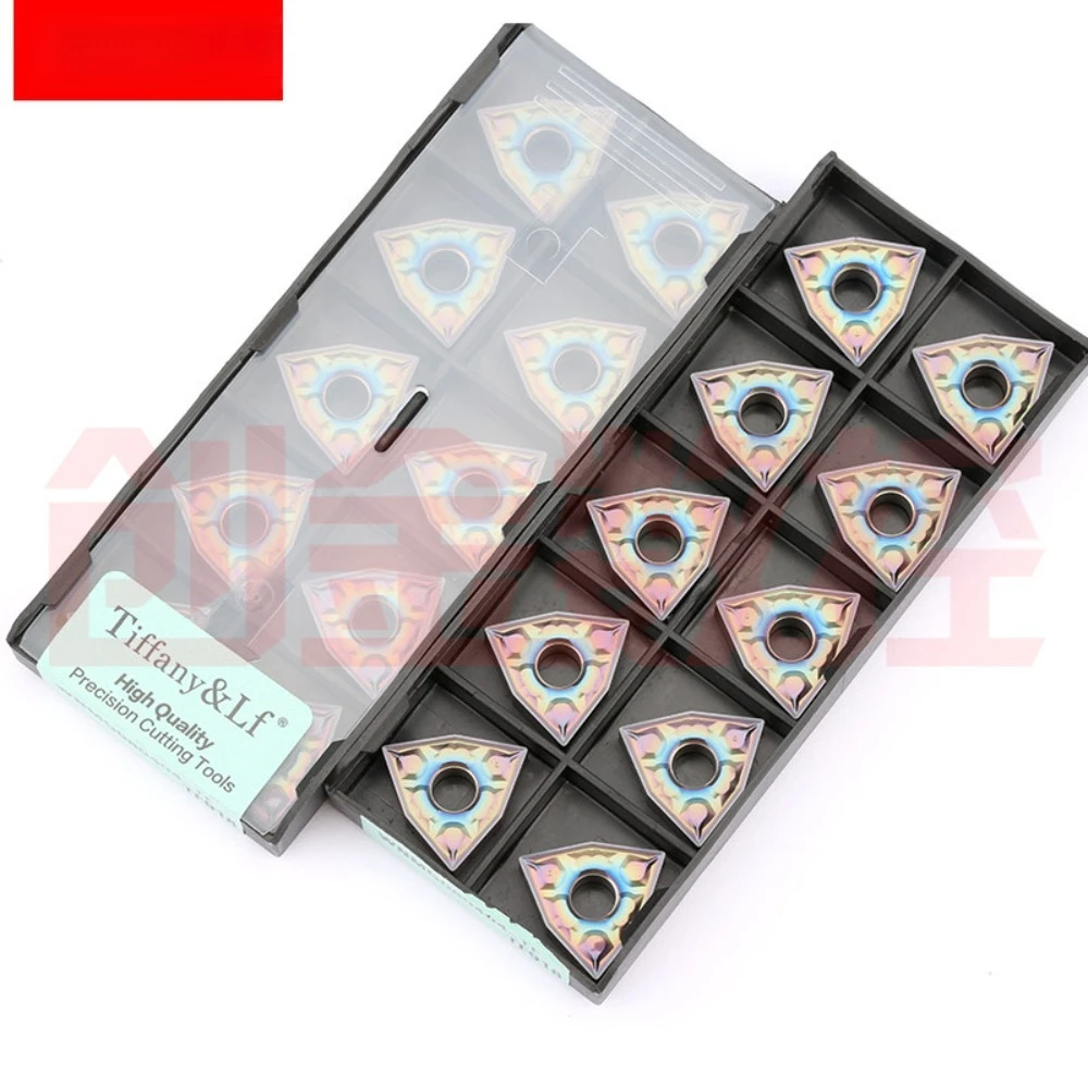 (10 pieces) CNC outer circular colorful blade (applicable to DESKAR) WNMG080408/04-MA/TF TF618 TF918