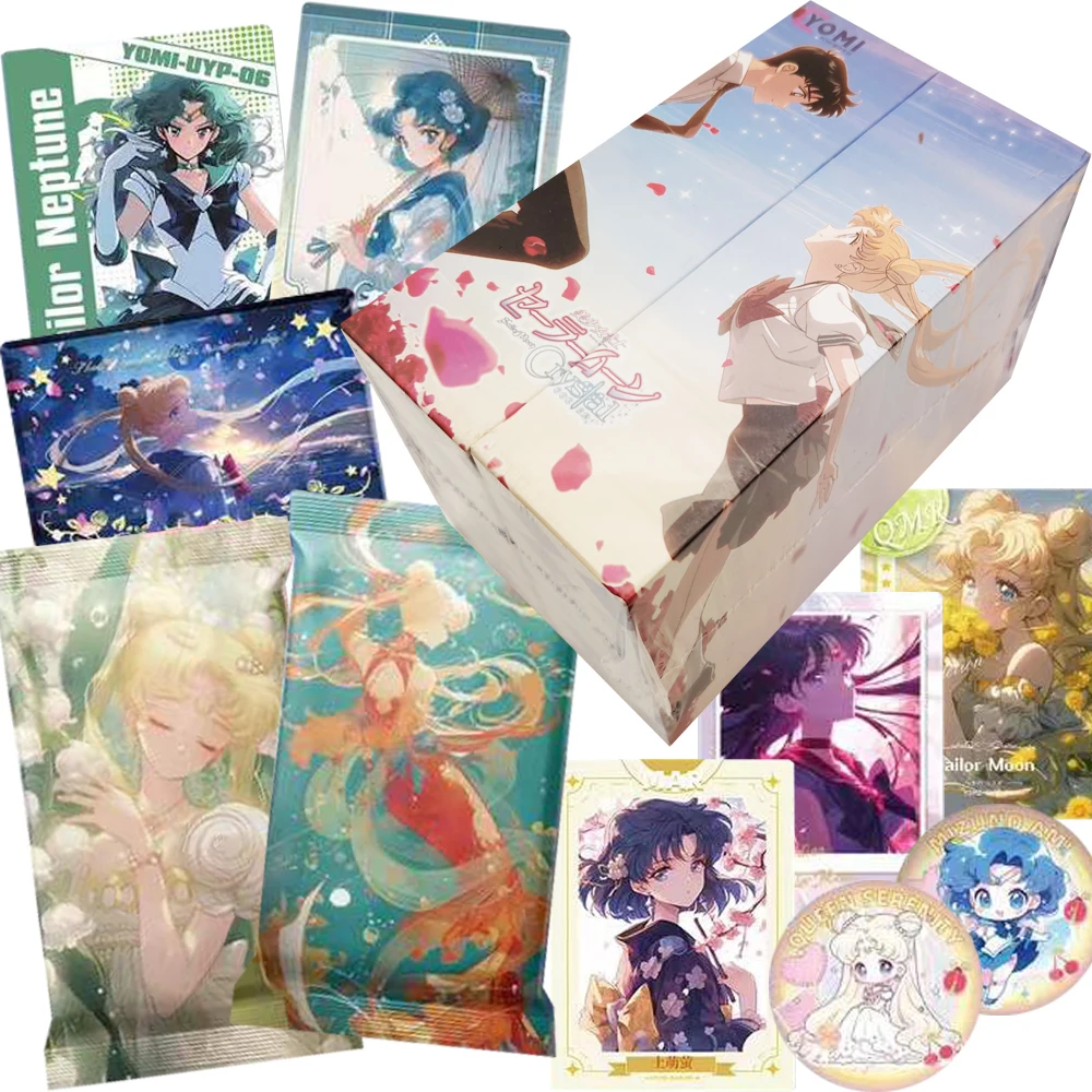 

Japanese Classic Anime Sailor Moon Collection Cards for Kids Magical Girl Exquisite Personality Exclusive Character Cards Gifts