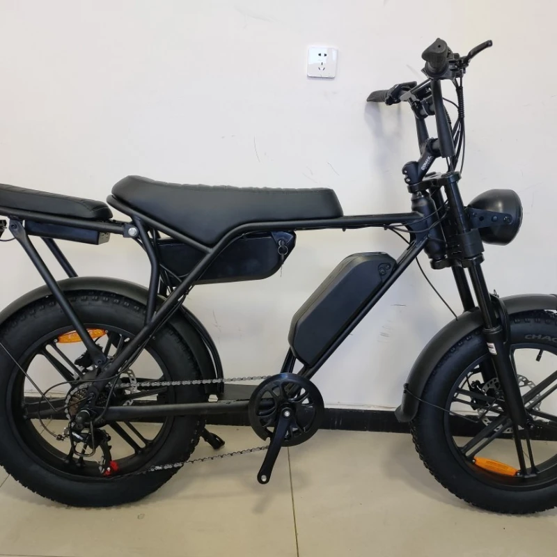 

Dual battery power fat tire electric vehicle fat tire 40 snow new energy smart bicycle