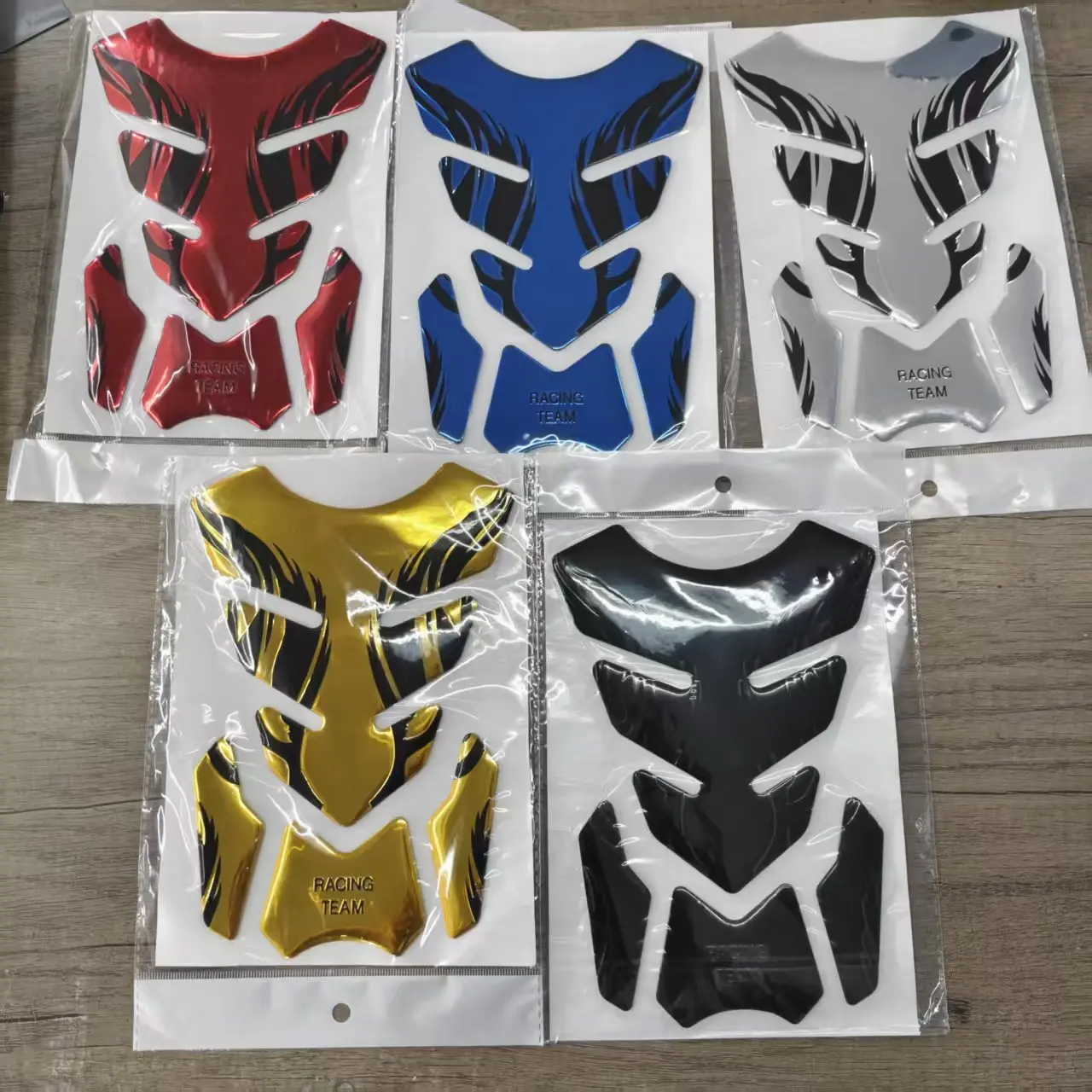 Motorcycle Tank Pad Fish Bone Pad Sticker Universal Gas Oil Fuel Tank Pad Protector Decal Case Motorbike Cover Decal Decoration