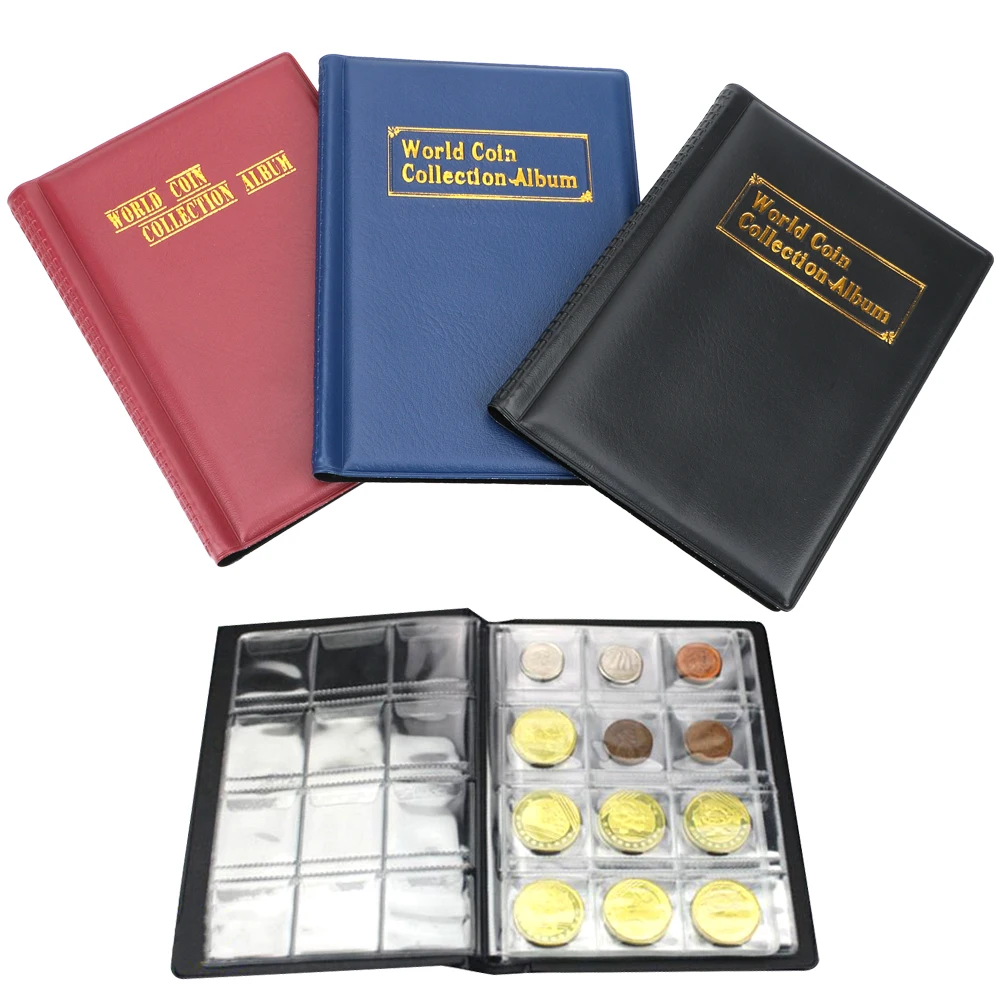 Wohnkultur Handwerk Geschenk Münze Album PVC Münzen Sammlung Buch Münzsammler Multi-kinetische Münzsammlung