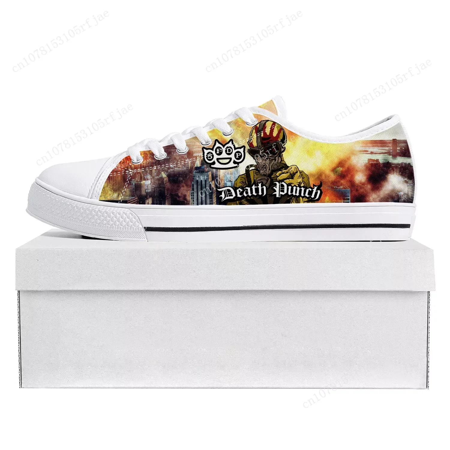 

Five Finger Death Punch Low Top High Quality Sneakers Mens Womens Teenager Canvas Sneaker Prode Casual Couple Shoes Custom Shoe