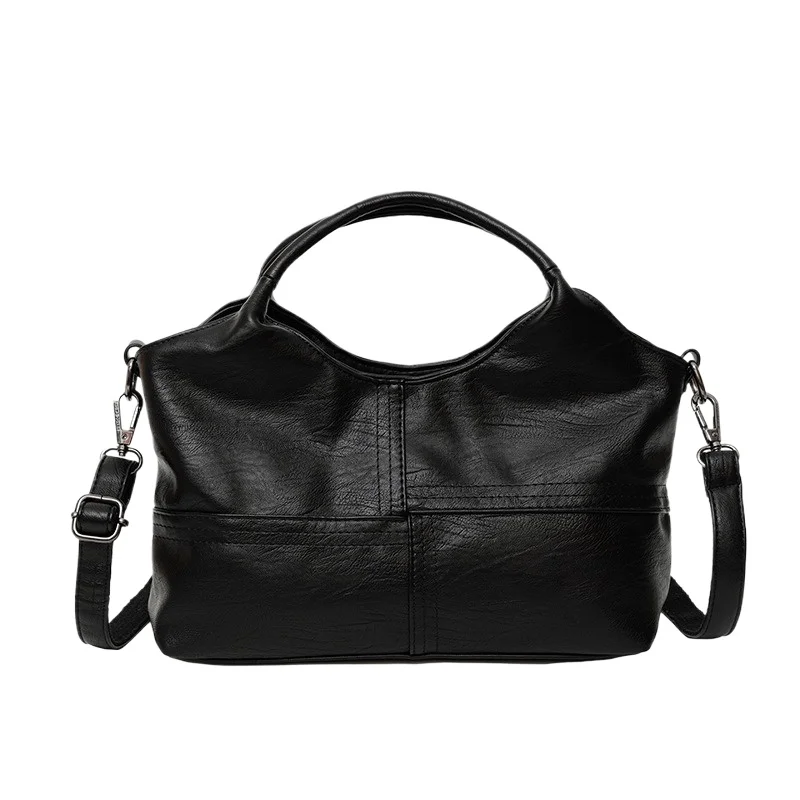

Women's Shoulder Bag Soft Leather Tote Bag with Large Capacity Lightweight Crossbody Commuter Work Daily Handbag