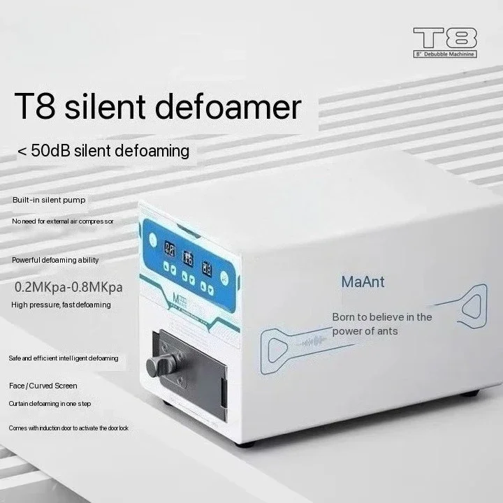 Safe Vacuum Defoaming Machine LCD Bubble Removing Machine for Mobile Silent Defoamer