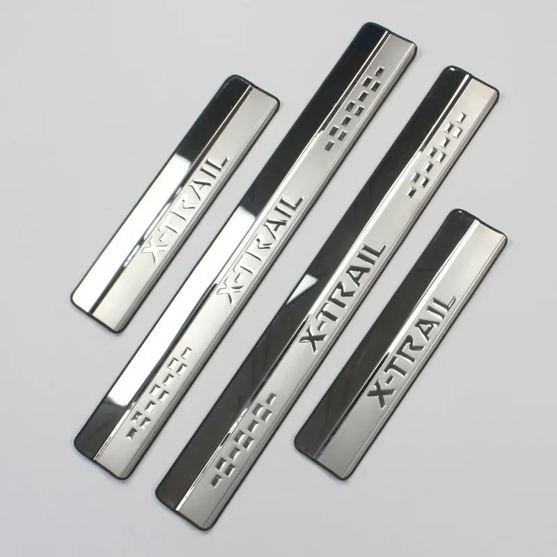 For Nissan X-Trail X Trail XTrail T32 T31 2008-2018 2019 2020 Stainless Door Sills Kick Plates Protector Car Styling Accessories