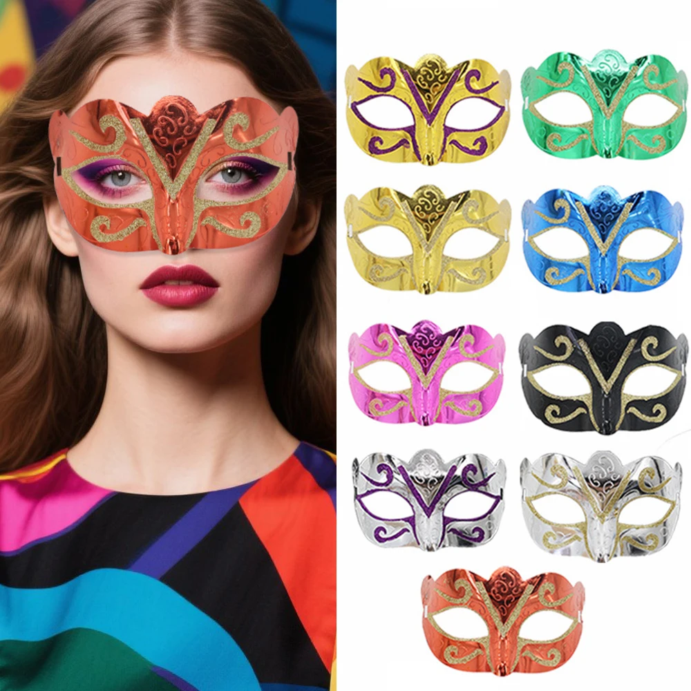 Painted Mask High Quality Princess Mask Beauty Mask Retro For Halloween Christmas Festival