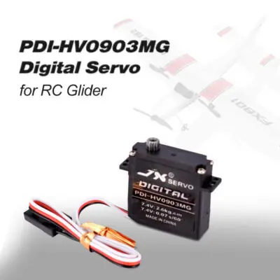 RC 글라이더 비행기용 JX 서보 2.6kg 메탈 기어 디지털 플랫 윙 서보