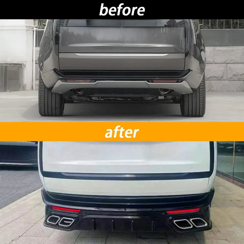 Rear Bumper Lip Spoiler Exterior Body Parts for Range Rover Vogue 2023