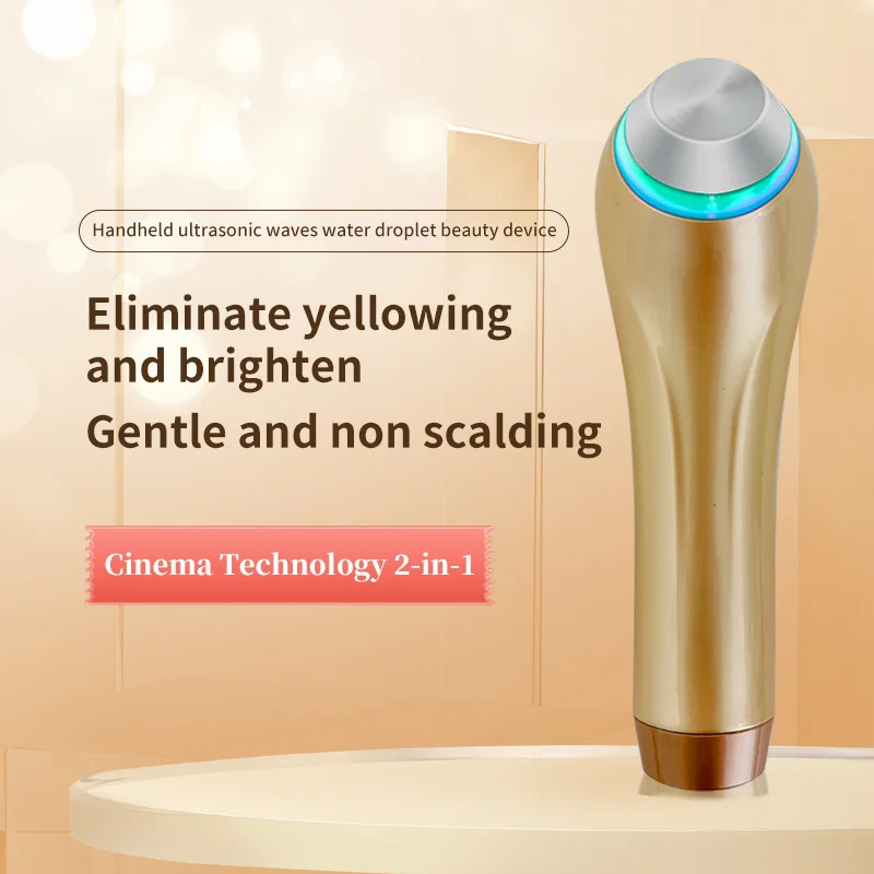 Water Droplet Lifting Beauty Device, Home-Use Ultrasonic Facial and Neck Introduction and Skin Rejuvenation Device