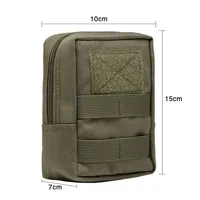 Tactical 600D Waist Bags Multitool Molle Pouch Tool Zipper Waist Pack Outdoor Hungitng Accessory Durable Belt Pouch