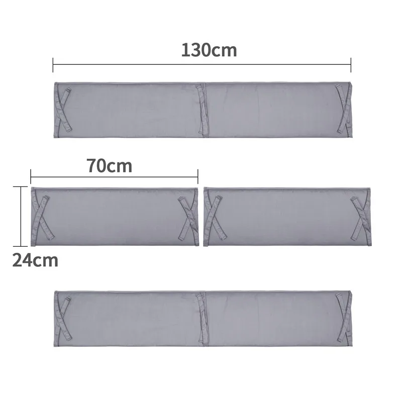 4Pcs Baby Bumper Pillow Cushion Bumper for Baby Anti-collision Bebe Crib Protector Cot Fence Kids Room Decor Bed Accessories