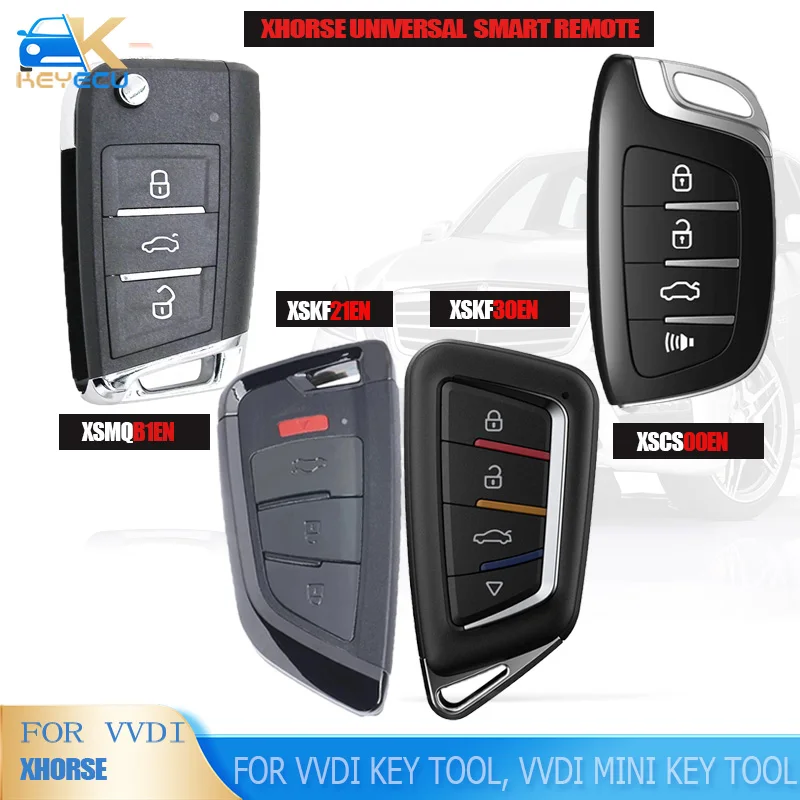 XHORSE XS Series XSKF21EN,XSMQB1EN , XSKF30EN, XSCS00EN XSKF01EN Smart Key English Version for VVDI Key Tool, VVDI MINI Key Tool