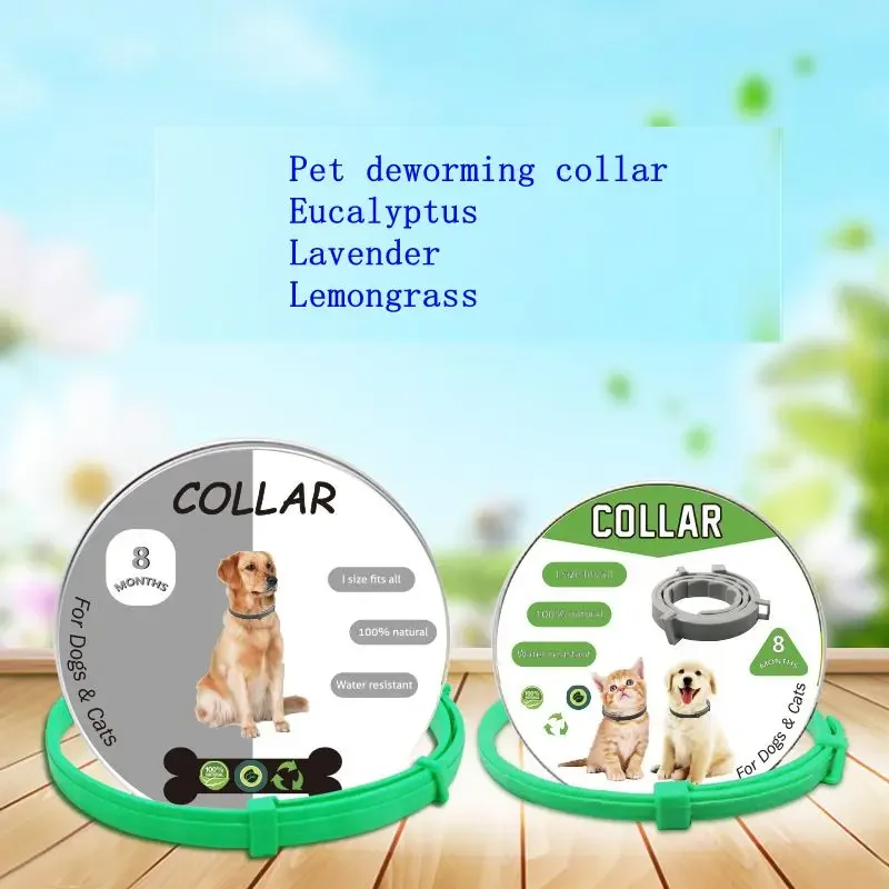 Pet mosquito repellent decorative collar, anti parasitic and soothing collar for cats and dogs, waist ring, pet accessories