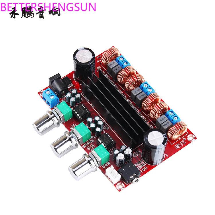 Subwoofer 2.1 Channel tal Amplifier Board 12 V-24V Wide Voltage 50W * 2 100W