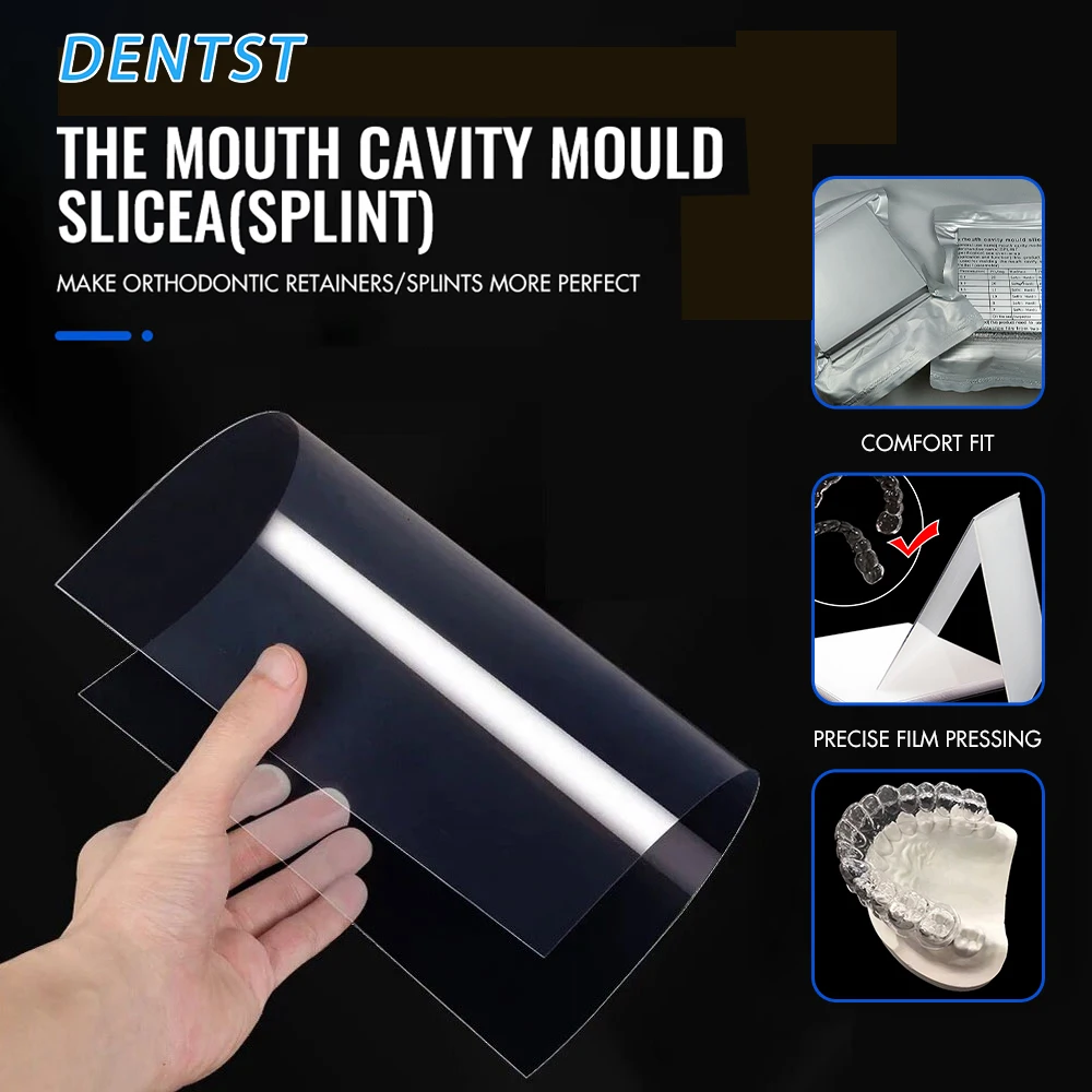 

Материал для вакуумной формовки ортодонтических капп и ретейнеров: мягкие и жесткие квадратные пластиковые листы 0.8-3.0 мм для термоформования