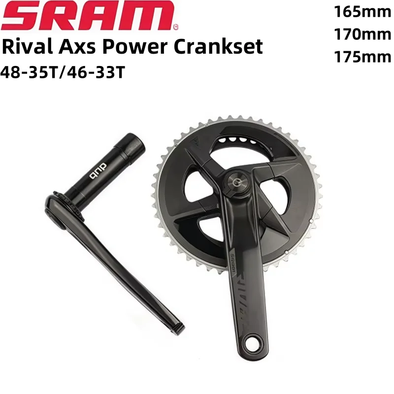 SRAM RIVAL AXS DUB Power Crankset 170mm 48-35T 46-33T 2x12s