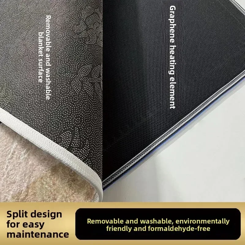 Good Electric Heating Carpet Floor Mat for Living Room And Bedroom Household Blanket Warm Comfortable Home Decorative Rug