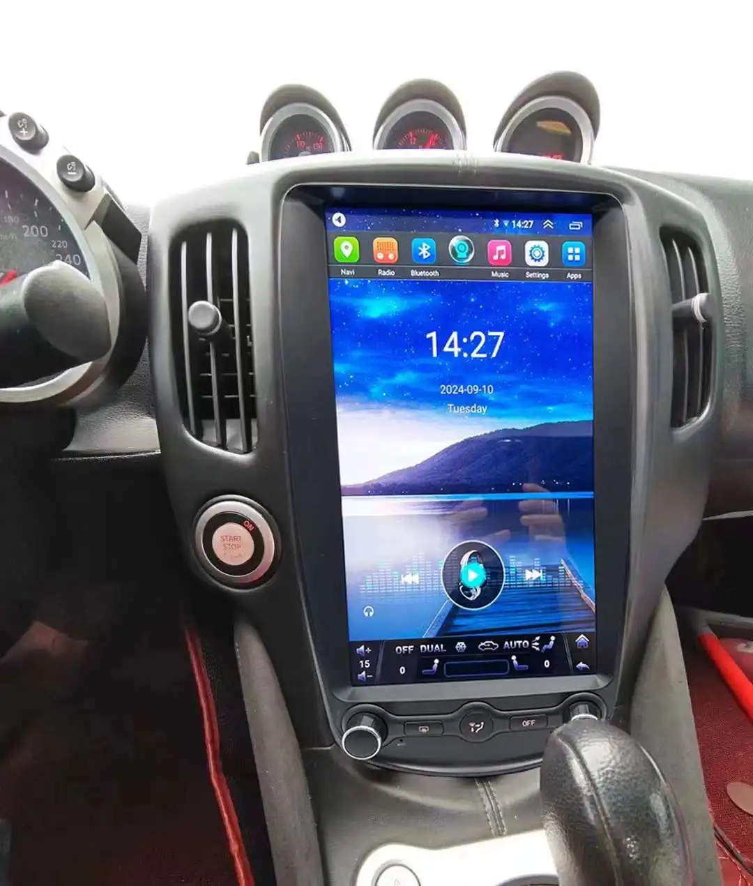 

Carplay Android 12 Авто Стерео для Nissan 370z 2009-2021 370 Z мультимедийный плеер Автомобильный GPS-навигатор головное устройство электронный дисплей