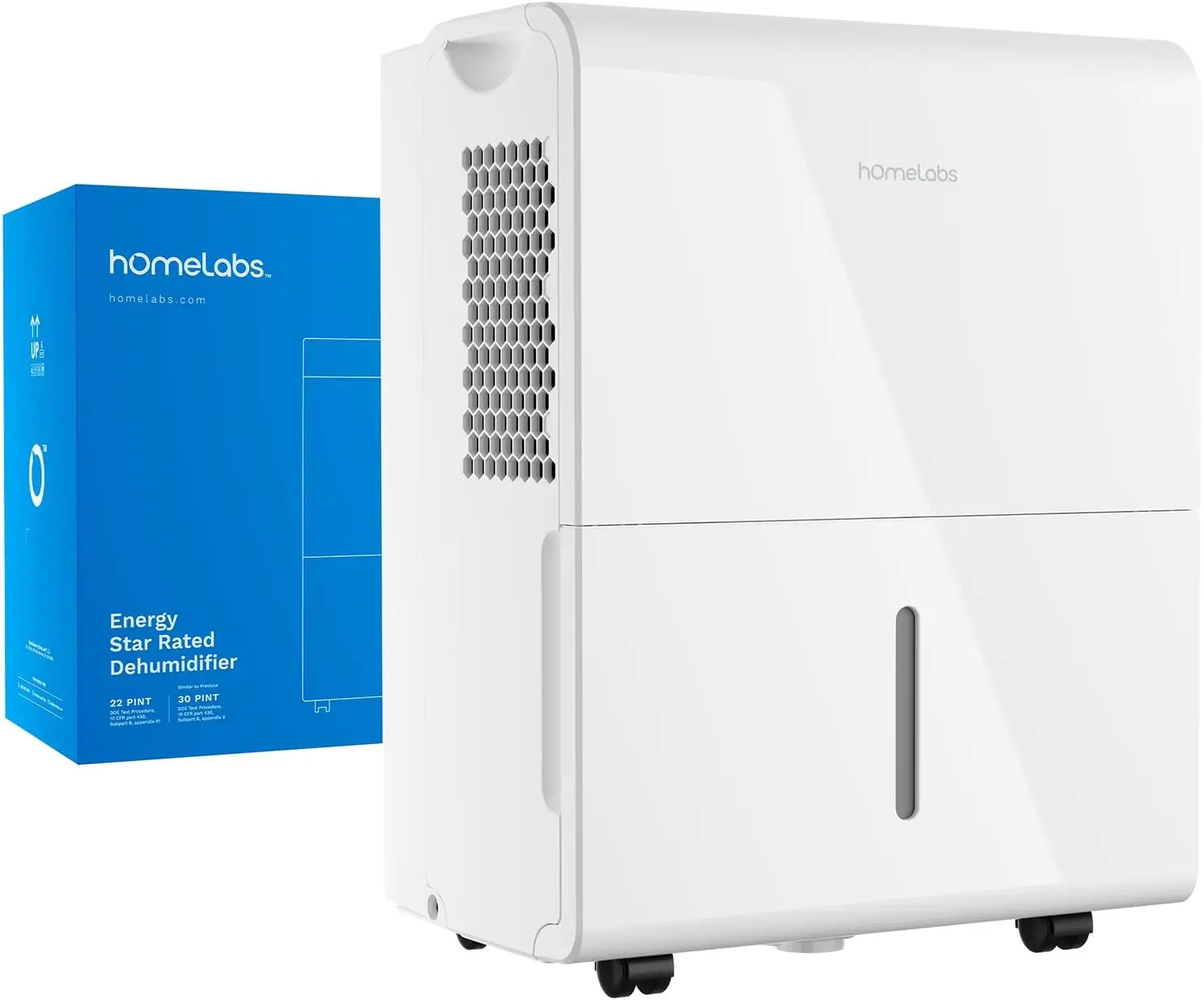 1,500 Sq. Ft. WiFi-Enabled Dehumidifier, Small to Medium Size Rooms - Home, Bedroom, Bathroom - Powerful Moisture