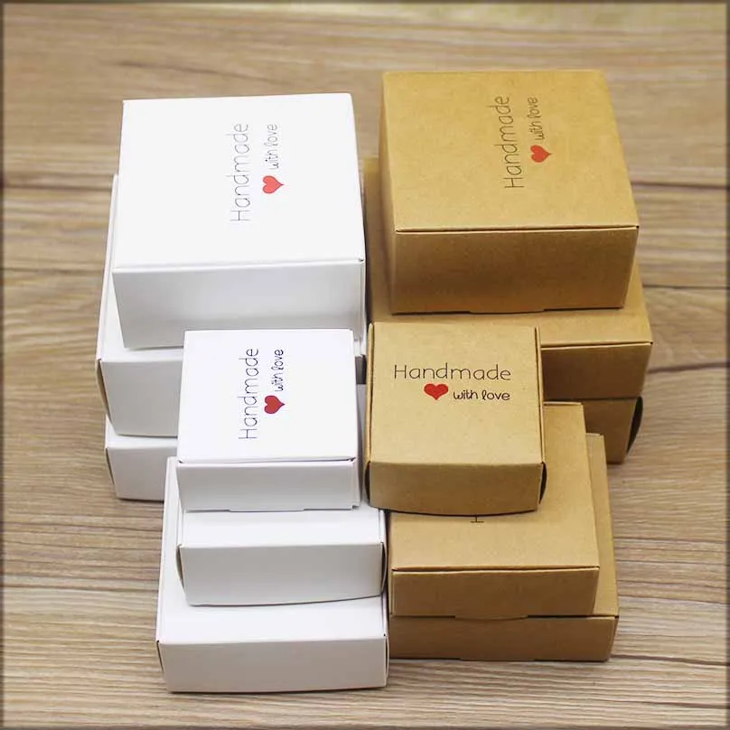 10pcs DIY Handmade gifts box with window Marbling style paper candy boxes cake Package For Wedding home party suppiles