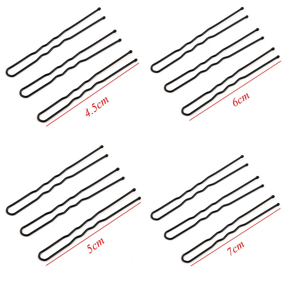 50 шт., U-образная заколка для волос