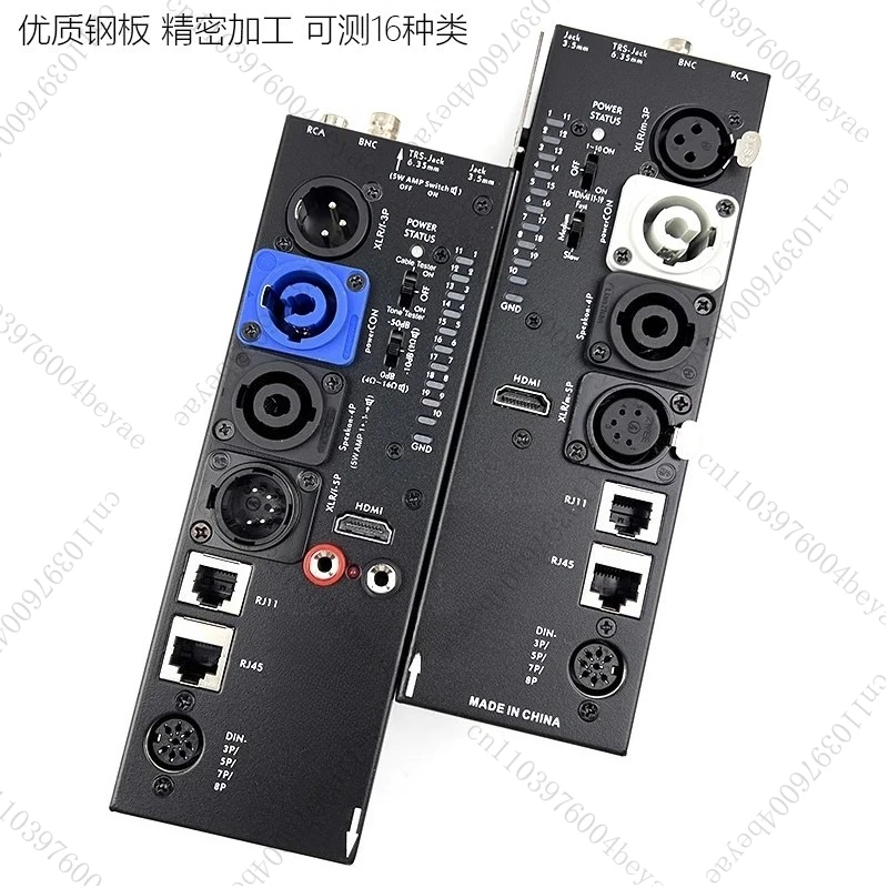 Probador de línea multifuncional fuera de la placa CT-78, probador de línea lateral de audio automático