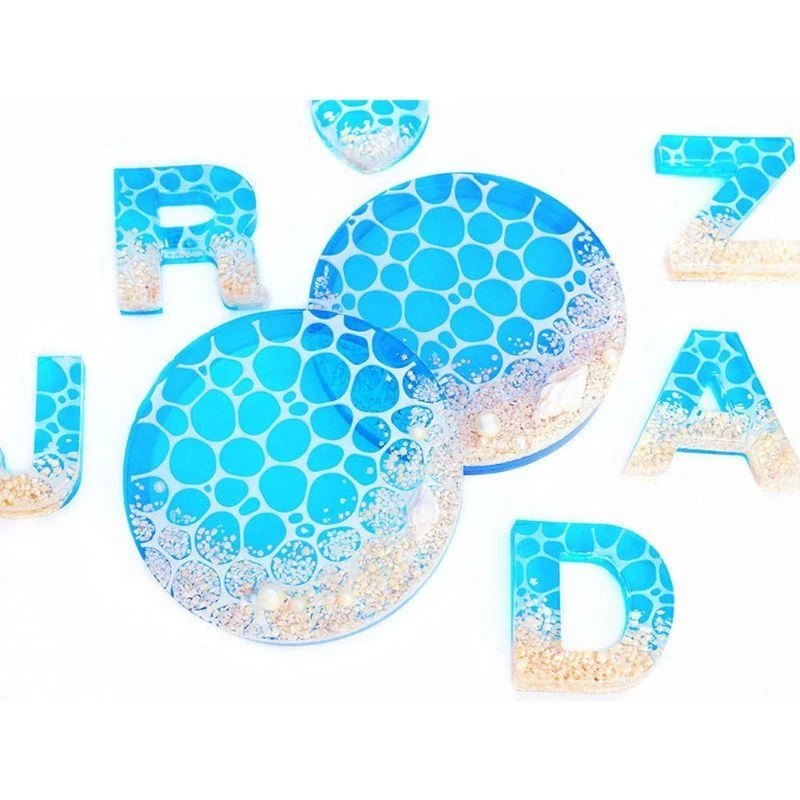 

Handmade Water Ripples Mold Epoxy Resin Ocean Theme Pendant Jewelry Making