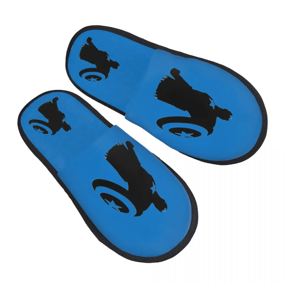 

Изготовленные на заказ тапочки из пены с эффектом памяти Капитана Америки, женские мягкие теплые домашние тапочки с супергероями