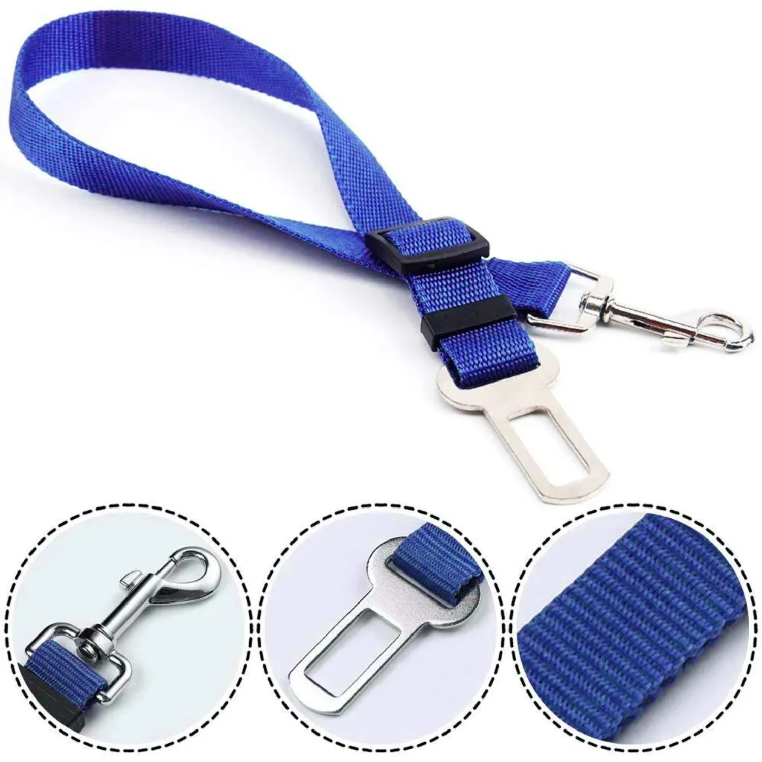 Ensure Your Precious Pet's Safety and Happiness on the Road with this Secure, Adjustable, and Comfortable 1pc Travel Harness Sea