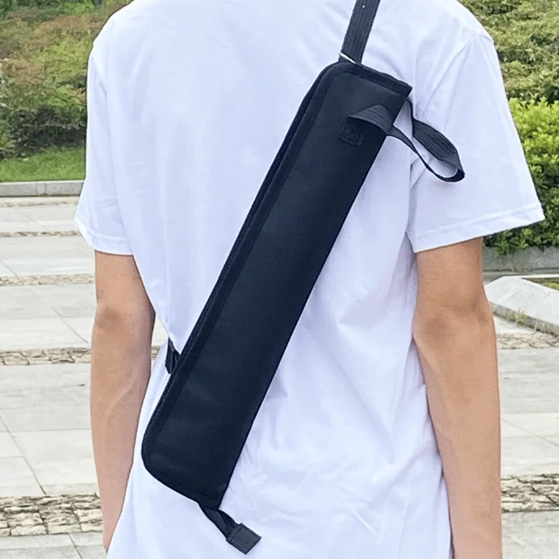 Portable Drum Stick Bag Oxford Fabric Drum Mallet Storage Bag Adjustable Shoulder Strap Lightweight Hand Carry Percussion