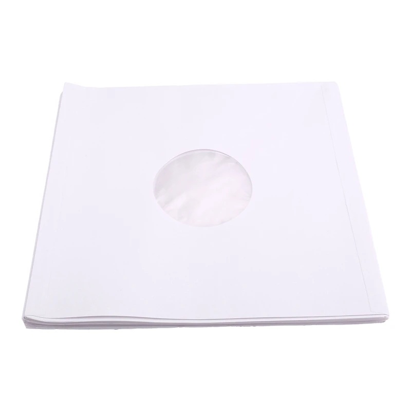 AYHF-20Pcs 12Inch Vinyl Record Cover Paper Anti-Static Dust-Proof CD Player Protective Case With Inner Bag