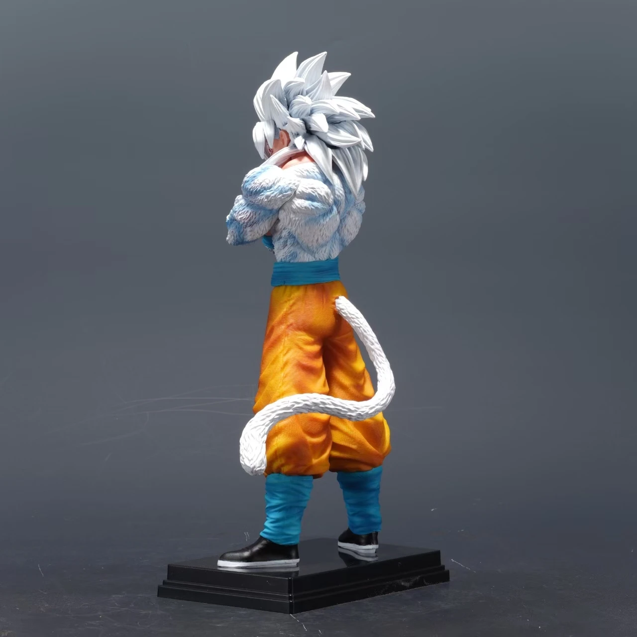 In Stock Dragon Ball Anime Figures Super Saiyan 5 Son Goku White Hair GK PVC Statue Colletion Model Desktop decoration Toys Gift