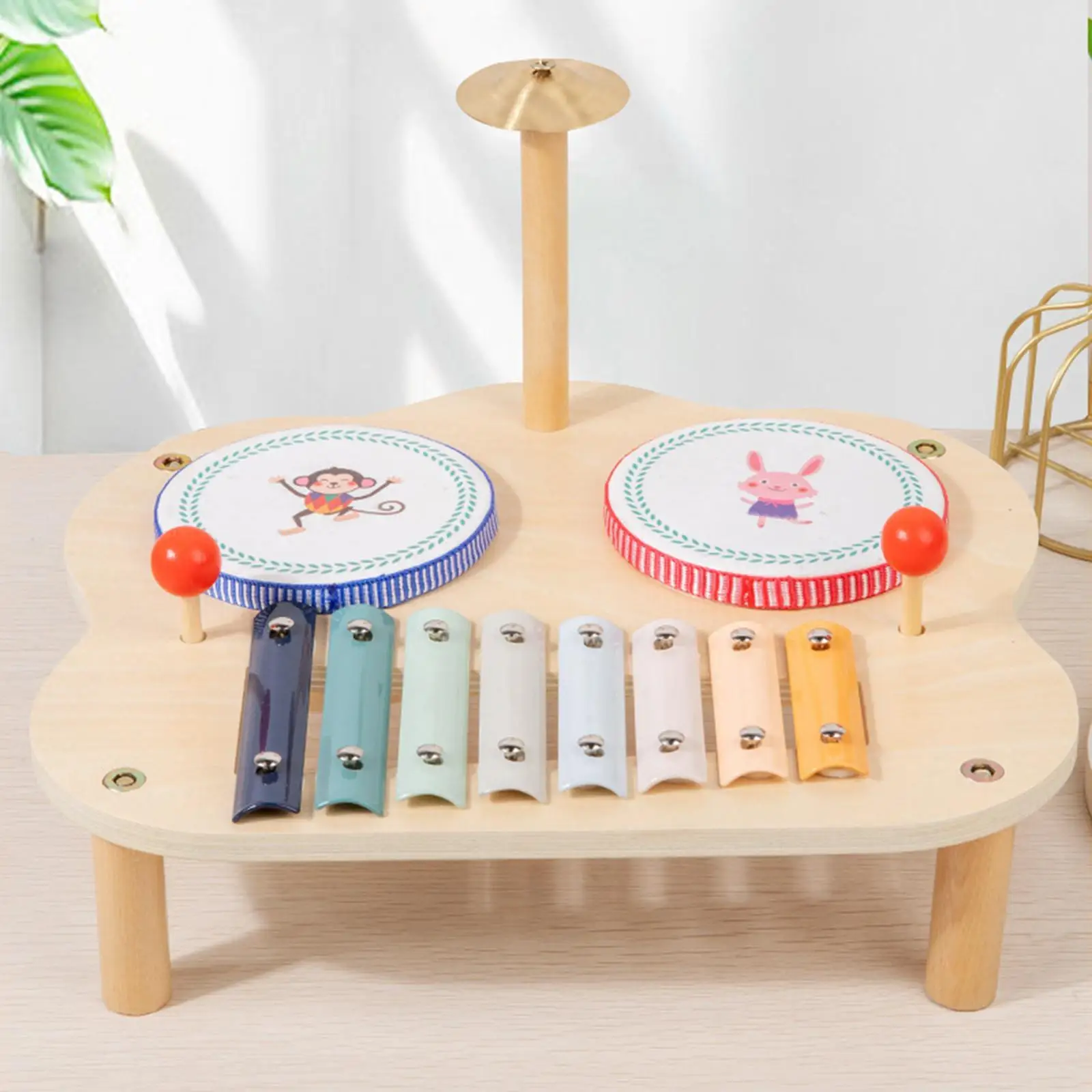 Wooden Musical Toy Montessori Toy Sensory Toy for Gifts Girls Boys Toddlers