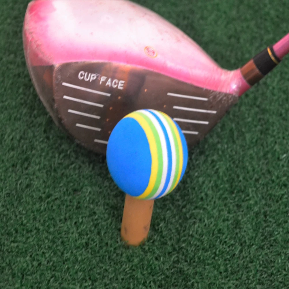 

20 pcs Lightweight Sponge Practice Ideal Training Ball Rainbow Ball Safe