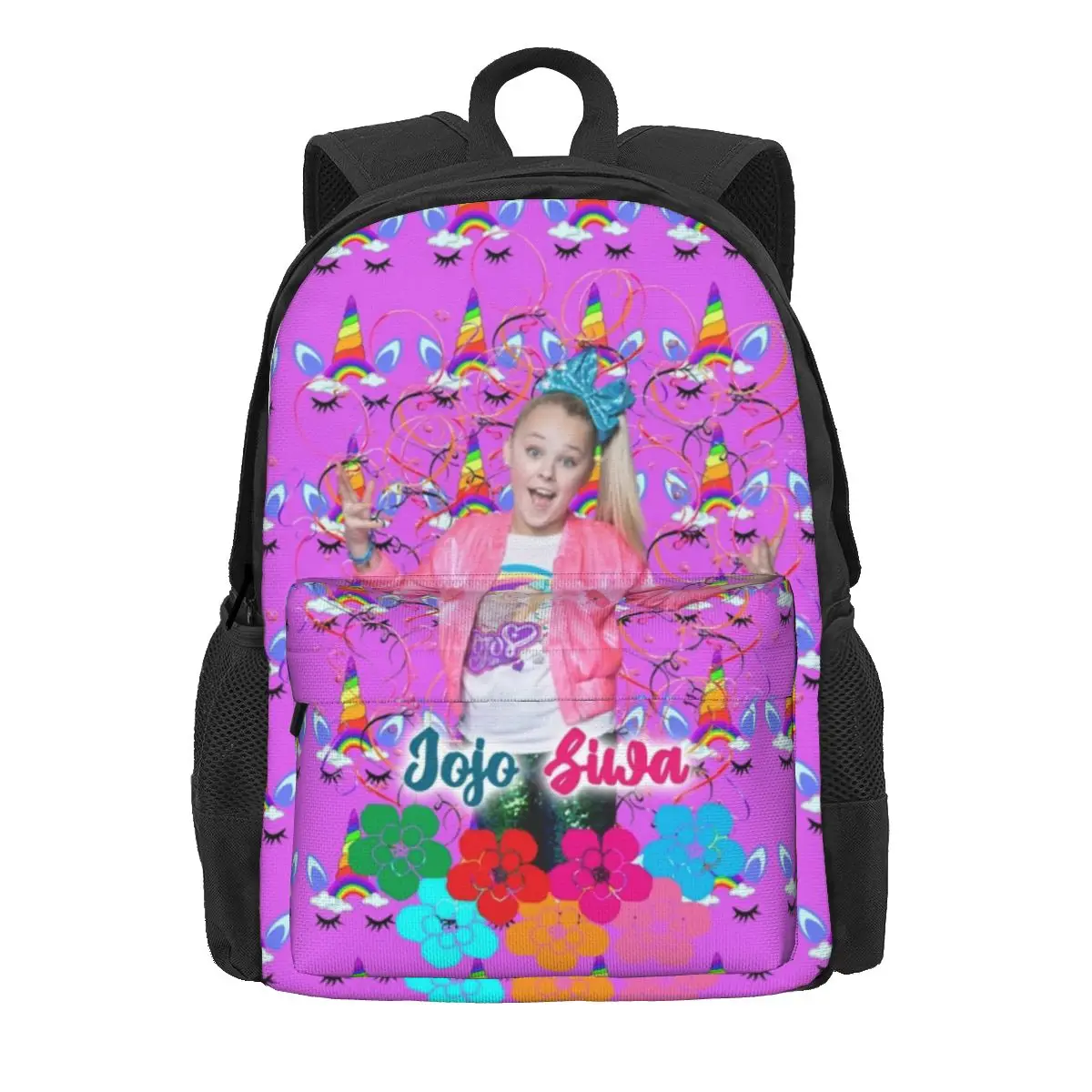 Jojo Siwa Dancer Women Backpack 3D Print Casual Children School Bag Laptop Mochila Kids Waterproof Rucksack