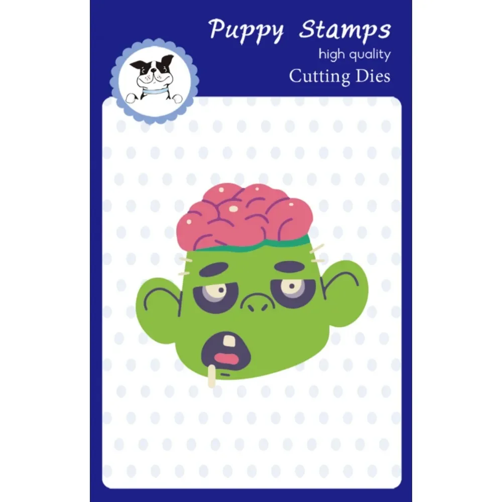 

PUPPY STAMP Halloween Character Metal Cutting Dies for Making Gift Card Scrapbook Paper DIY Craft Template Handcraft Decoration