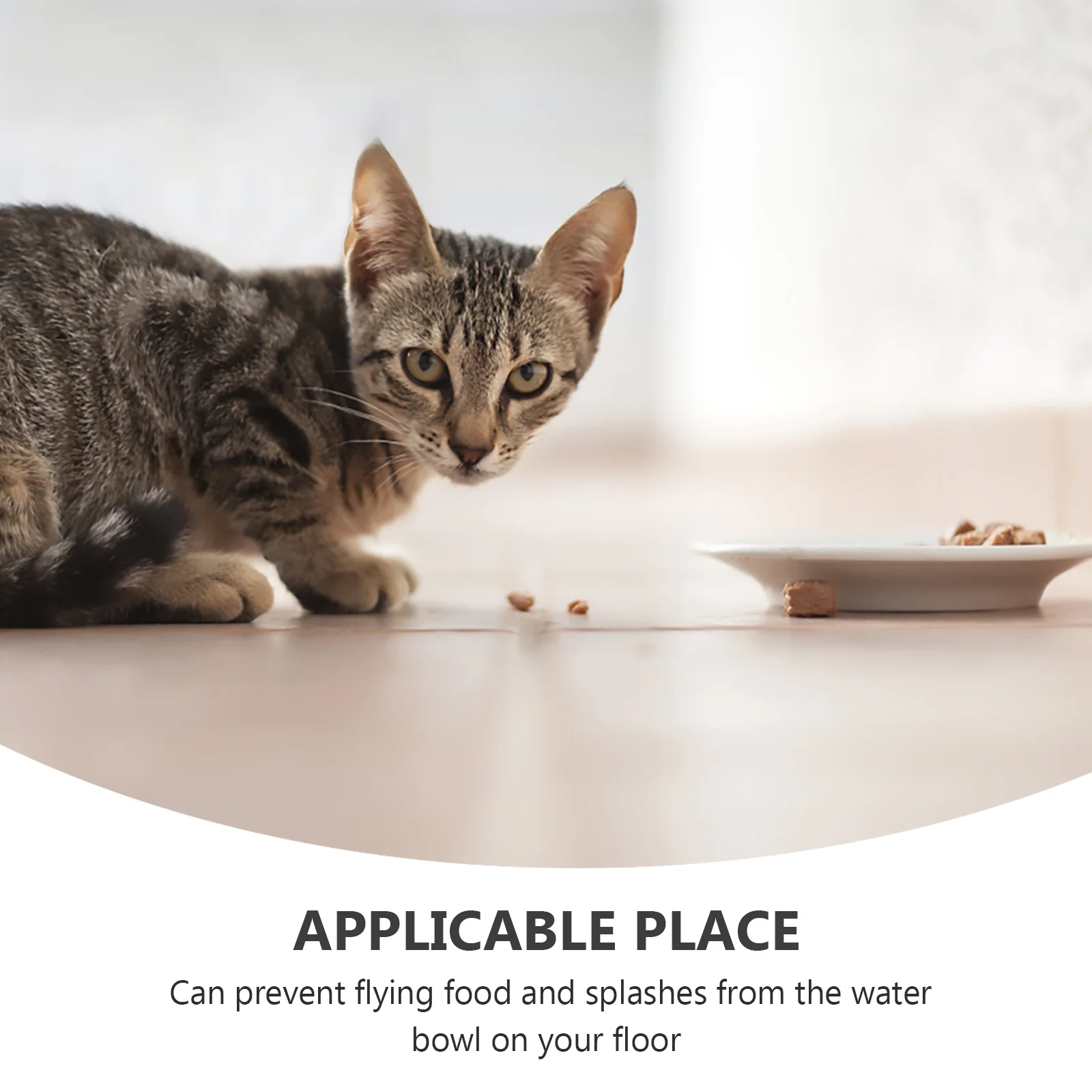 

Anti-Slip Waterproof Silicone Food Mat Heart Design Easy Clean Feeding Placemat Floor Protector Pet Supplies Dog Eating Pad Pet